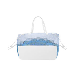 PARAND- Blue Clover Canvas Tote Bag