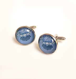 Rosta- Rhodium-Plated Cufflinks