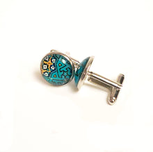 Load image into Gallery viewer, RASHAN- Rhodium-Plated Cufflinks
