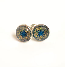 Load image into Gallery viewer, CHUBIN- Rhodium-Plated Cufflinks
