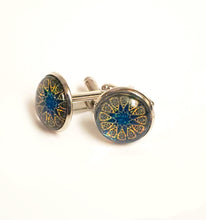 Load image into Gallery viewer, CHUBIN- Rhodium-Plated Cufflinks
