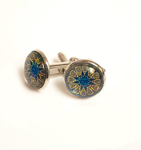 CHUBIN- Rhodium-Plated Cufflinks