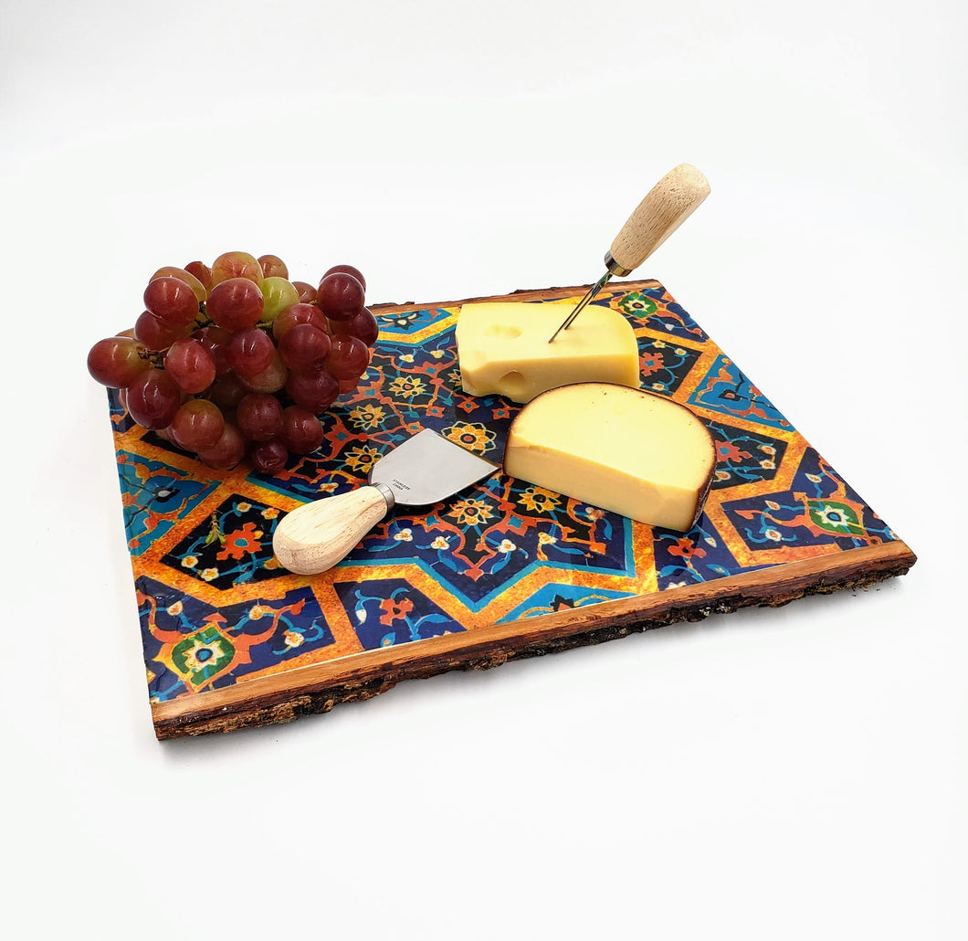 Isfahan- Resin Cheese, Charcuterie or Cutting Board