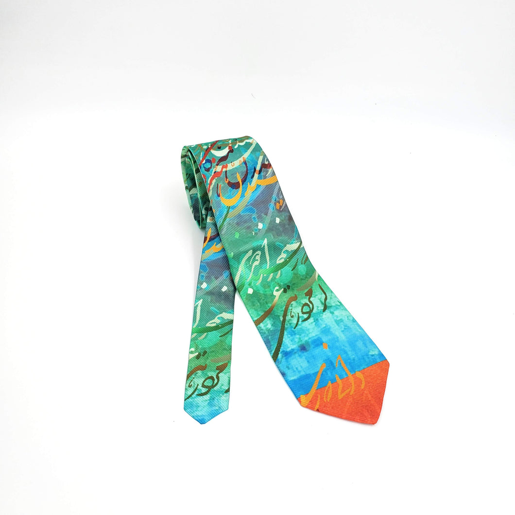 SARANG- Persian Calligraphy Neck Tie