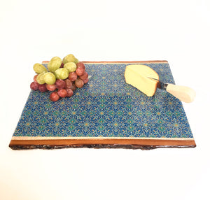 Soren- Persian Resin-covered Cheese, Charcuterie Or Cutting Board