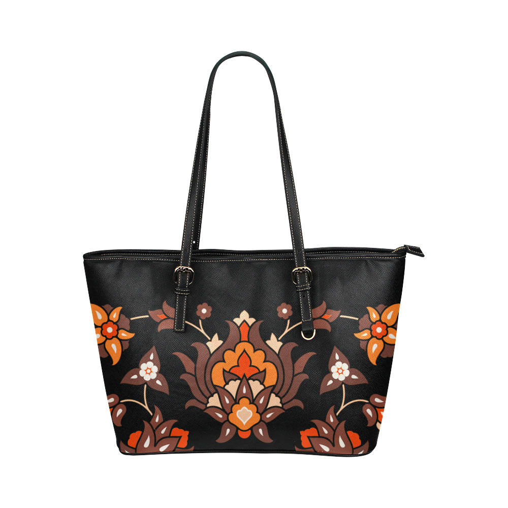 MAHROU- Large Leather Tote Bag