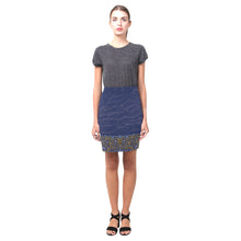 Load image into Gallery viewer, HOMA- Blue Fitted Skirt
