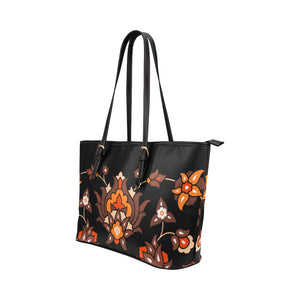 MAHROU- Large Leather Tote Bag