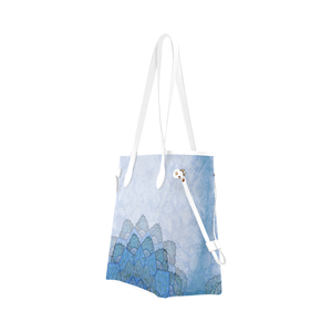 PARAND- Blue Clover Canvas Tote Bag