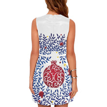 Load image into Gallery viewer, Pomegranate- Blue Sleeveless Midi Dress
