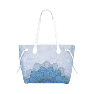 PARAND- Blue Clover Canvas Tote Bag