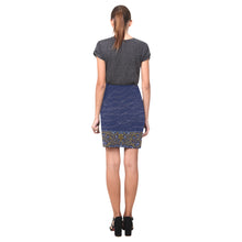 Load image into Gallery viewer, HOMA- Blue Fitted Skirt
