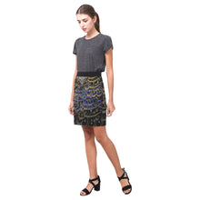 Load image into Gallery viewer, JAHAN Persian Calligraphy Fitted Skirt
