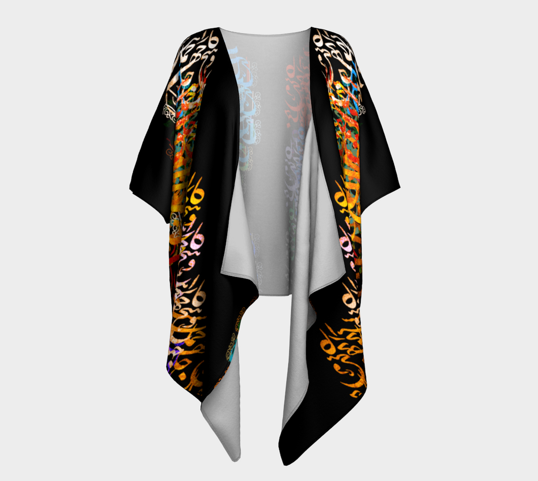 LIAM- Draped-Kimono