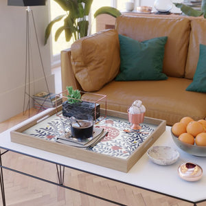 POMEGRANATE- Eco-friendly Bamboo Serving Tray