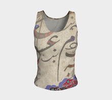 Load image into Gallery viewer, ROSA- Persian Caligraphy Tank Top
