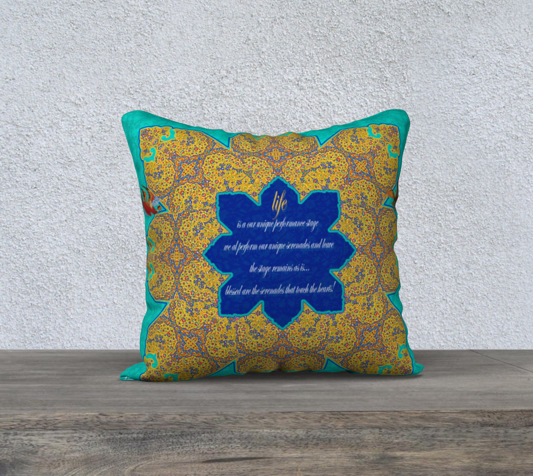 SHIDEH - Persian Poetry Cushion Cover